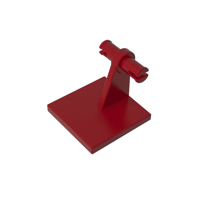 4870 | Aircraft Plate, Modified 2 x 2 Thin with Dual Wheels Holder - Split Pins