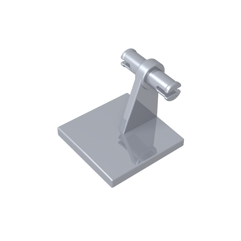 4870 | Aircraft Plate, Modified 2 x 2 Thin with Dual Wheels Holder - Split Pins