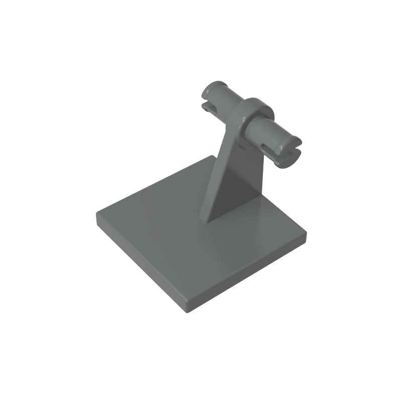 4870 | Aircraft Plate, Modified 2 x 2 Thin with Dual Wheels Holder - Split Pins
