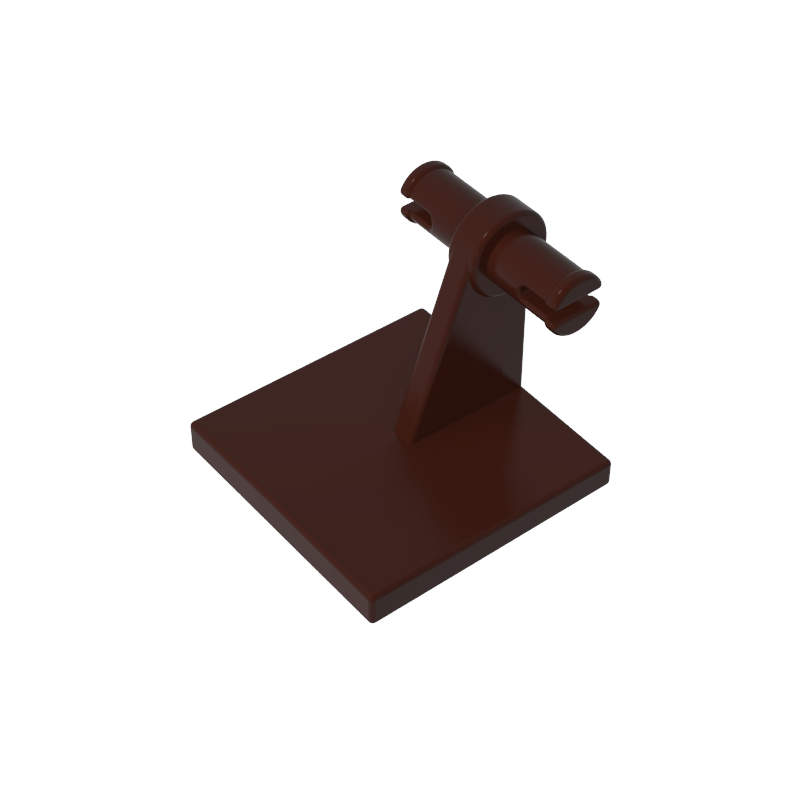 4870 | Aircraft Plate, Modified 2 x 2 Thin with Dual Wheels Holder - Split Pins