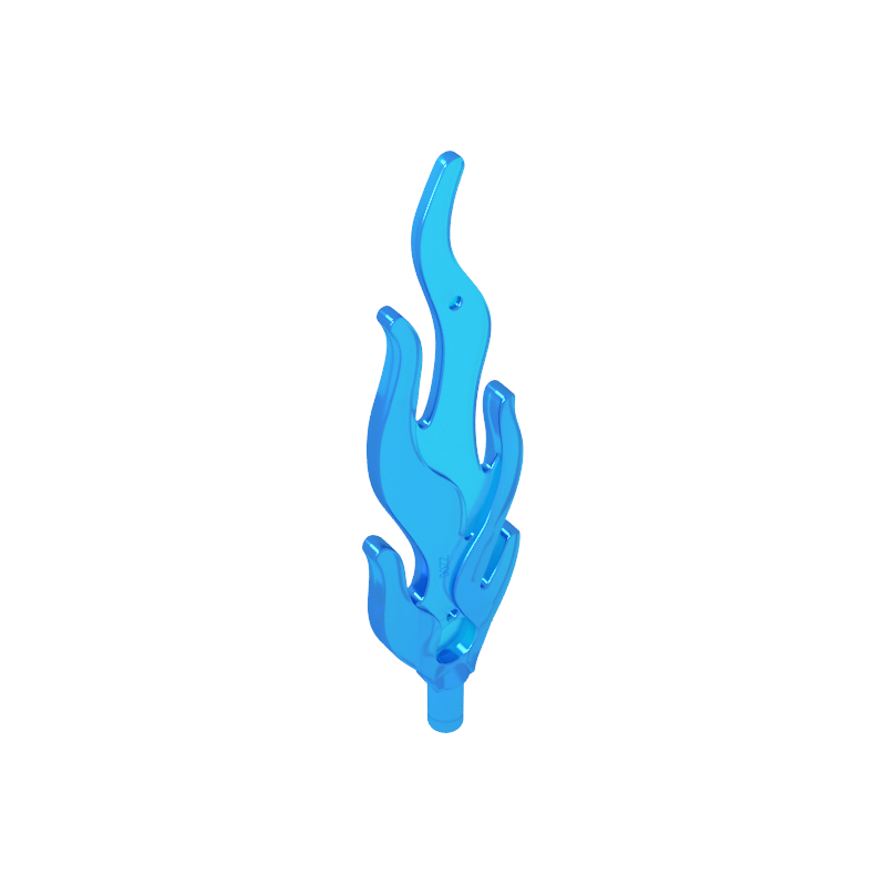 85959 | Wave Rounded Straight Large with Bar End (Flame)