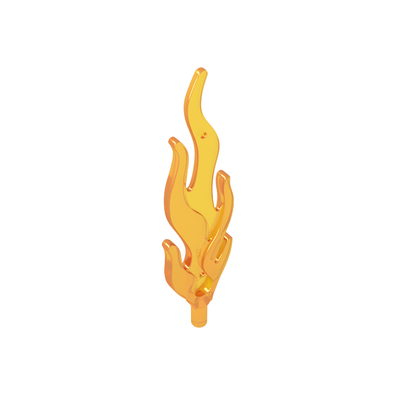 85959 | Wave Rounded Straight Large with Bar End (Flame)