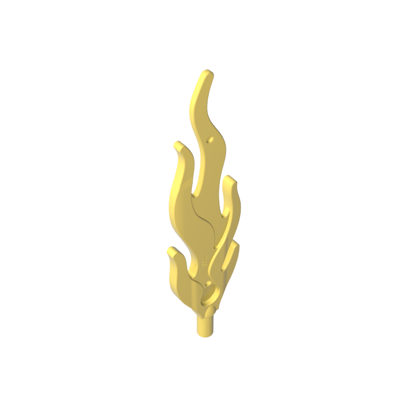 85959 | Wave Rounded Straight Large with Bar End (Flame)