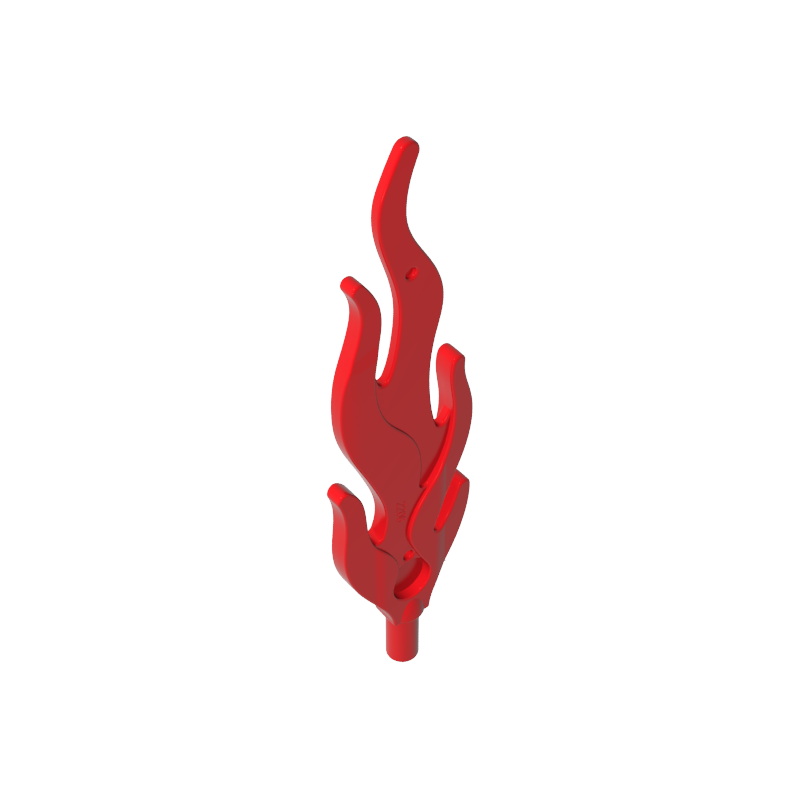 85959 | Wave Rounded Straight Large with Bar End (Flame)