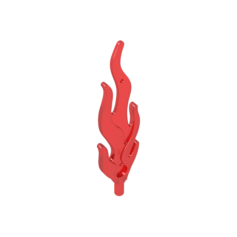 85959 | Wave Rounded Straight Large with Bar End (Flame)