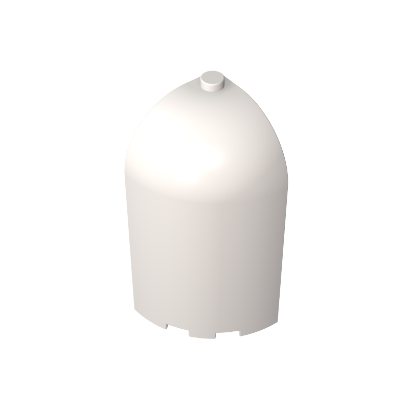 6059 | Panel 3 x 3 x 6 Corner Convex with Curved Top