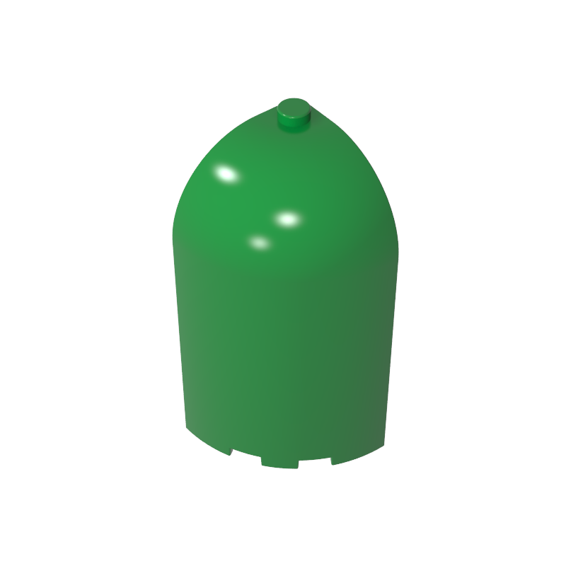 6059 | Panel 3 x 3 x 6 Corner Convex with Curved Top