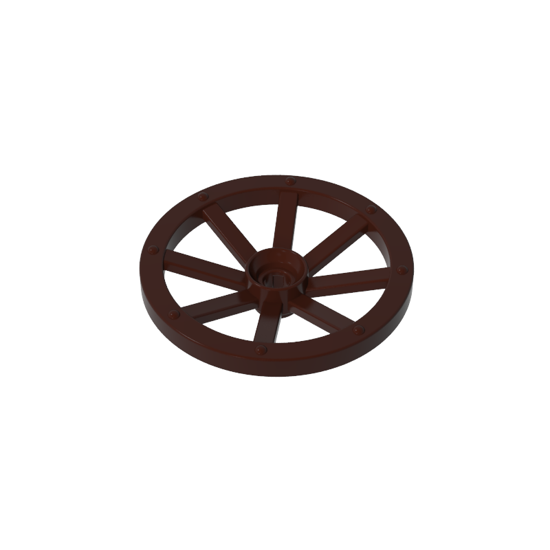 4489b | Wheel Wagon Large 33mm D., Hole Round for Wheels Holder Pin