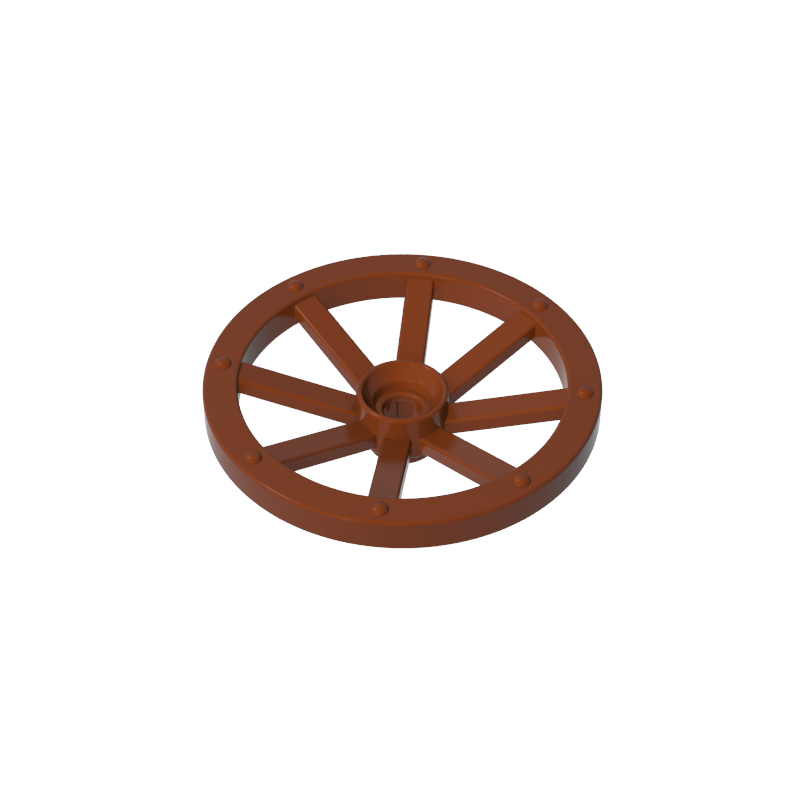 4489b | Wheel Wagon Large 33mm D., Hole Round for Wheels Holder Pin