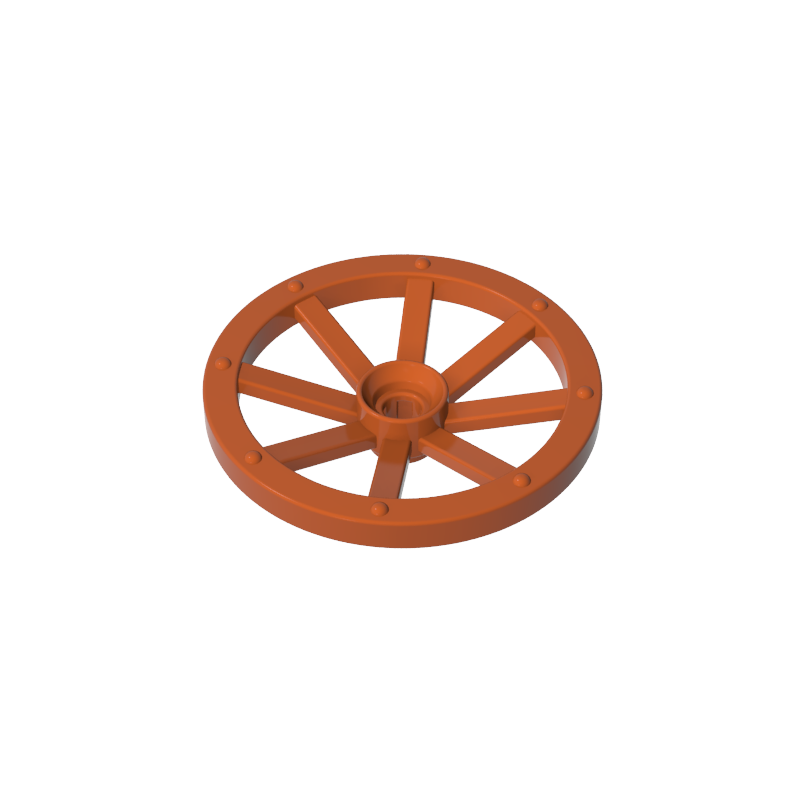 4489b | Wheel Wagon Large 33mm D., Hole Round for Wheels Holder Pin