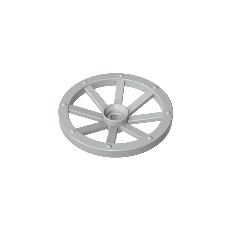4489b | Wheel Wagon Large 33mm D., Hole Round for Wheels Holder Pin