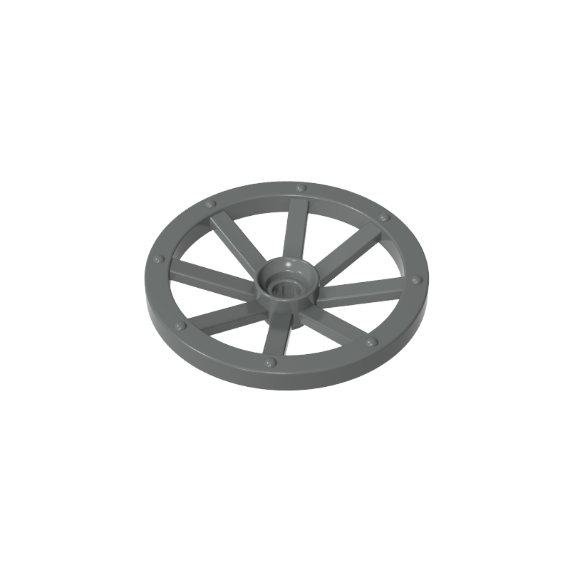 4489b | Wheel Wagon Large 33mm D., Hole Round for Wheels Holder Pin
