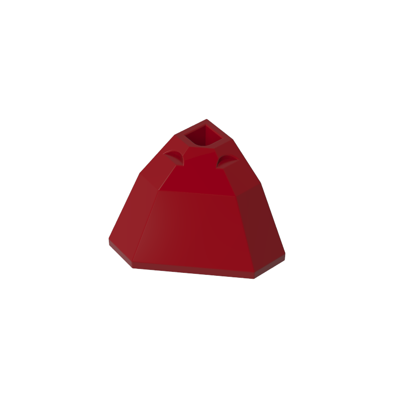 2464 | Brick, Modified Facet 3 x 3 x 2 Bottom