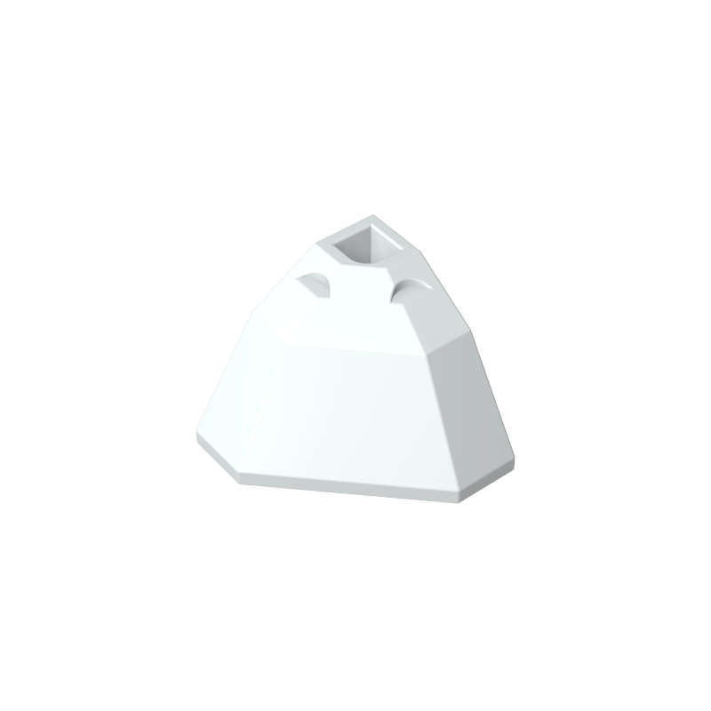 2464 | Brick, Modified Facet 3 x 3 x 2 Bottom