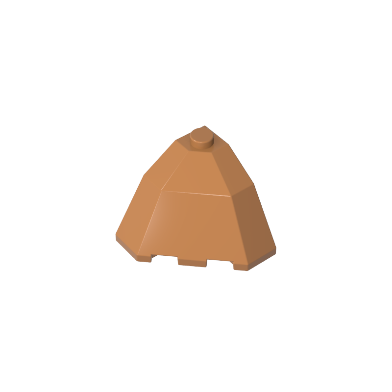 2463 | Brick, Modified Facet 3 x 3 x 2 Top