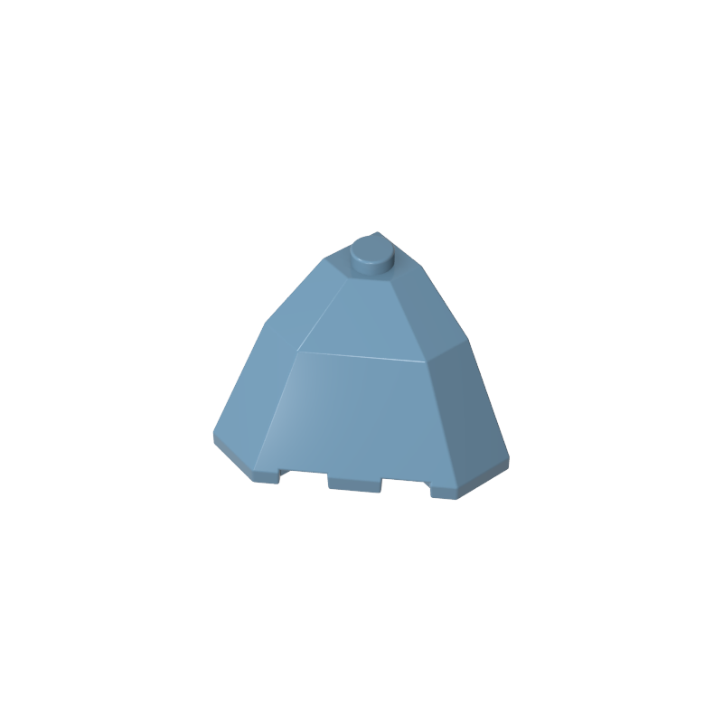 2463 | Brick, Modified Facet 3 x 3 x 2 Top