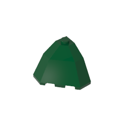 2463 | Brick, Modified Facet 3 x 3 x 2 Top