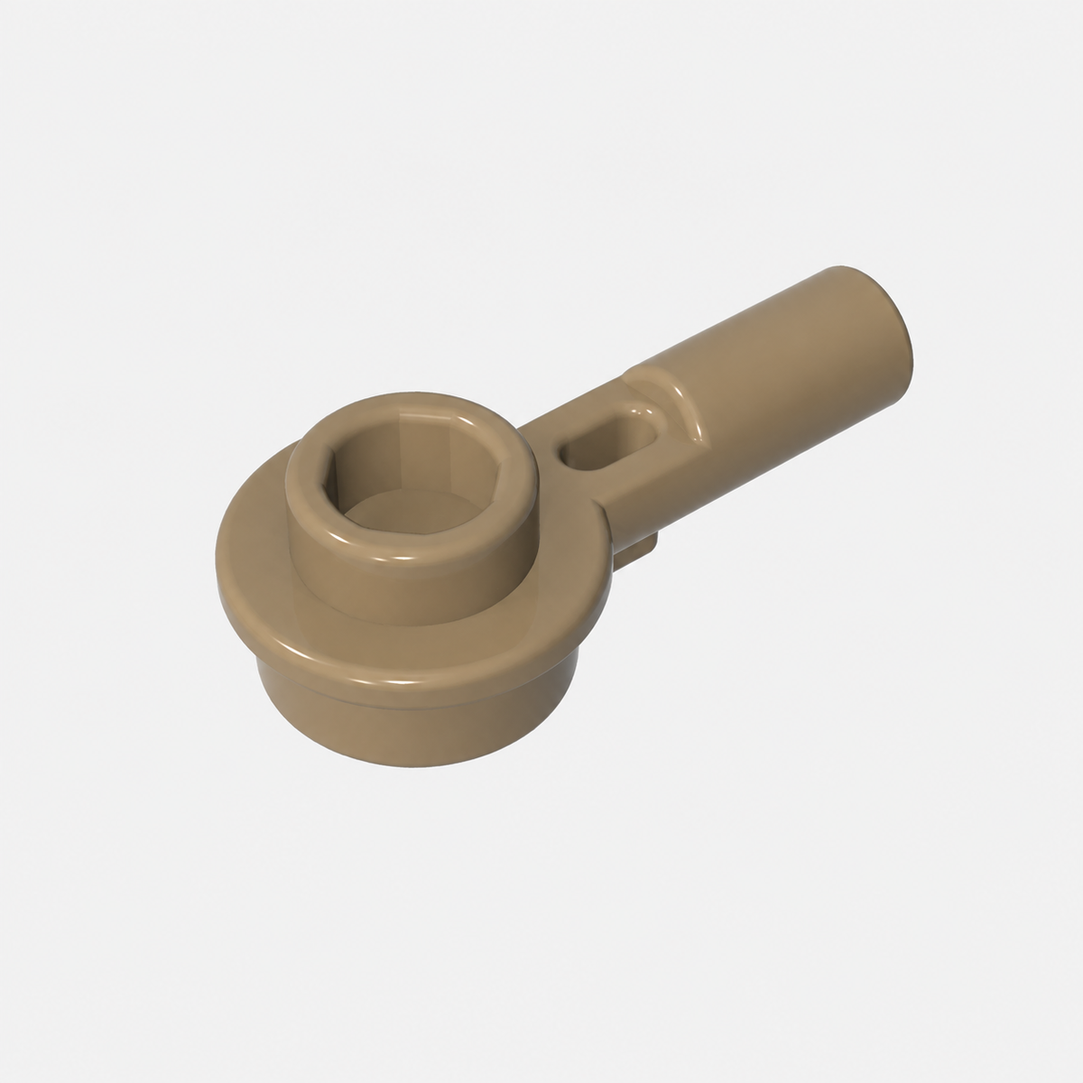 32828 | Bar 1L with 1 x 1 Round Plate with Hollow Stud