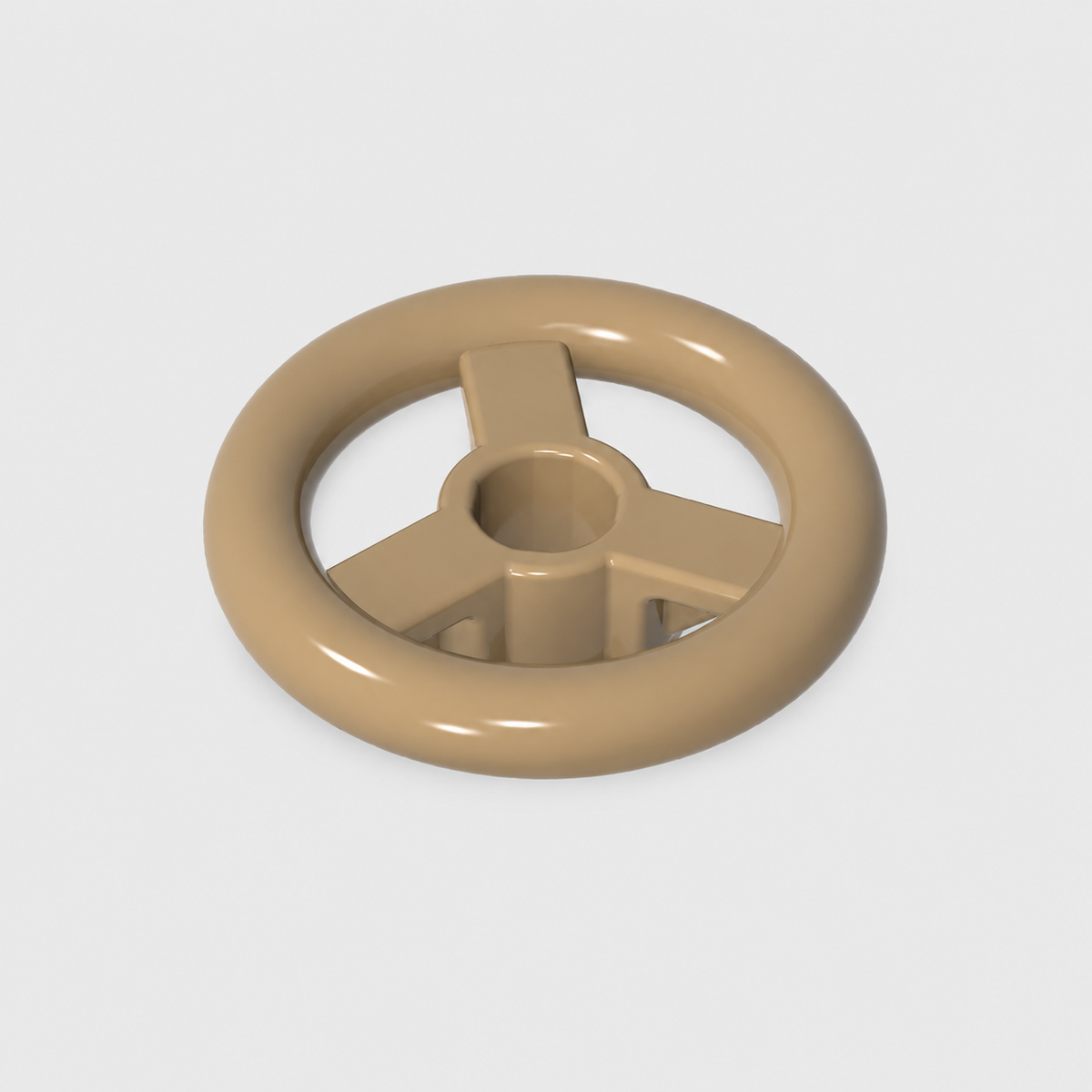 16091 | Vehicle, Steering Wheel Small, 2 Studs Diameter