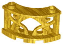 41823 | Fence 3 x 3 x 2 Quarter Round Ornamental with 2 Studs