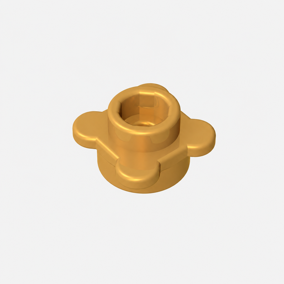 33291 | Plate, Round 1 x 1 with Flower Edge (4 Knobs / Petals)