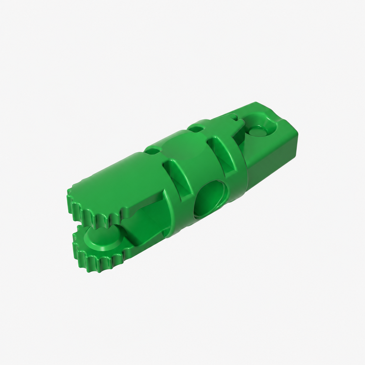 30554b | Hinge Cylinder 1 x 3 Locking with 1 Finger and 2 Fingers on Ends, without Hole