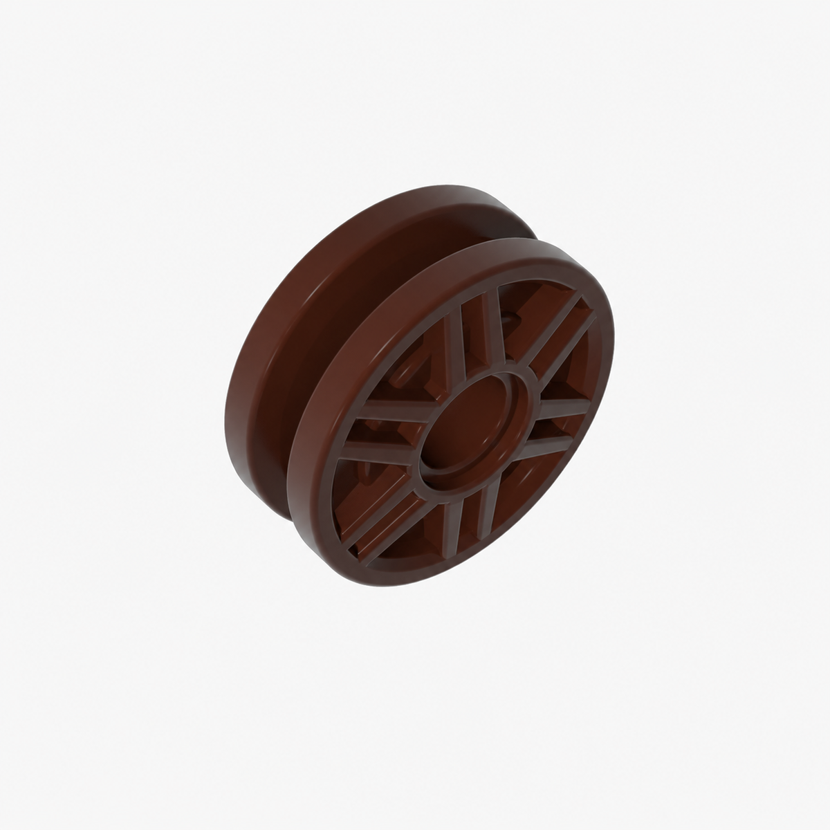 13971 | Wheel 18mm D. x 8mm with Fake Bolts and Deep Spokes with Inner RingWh