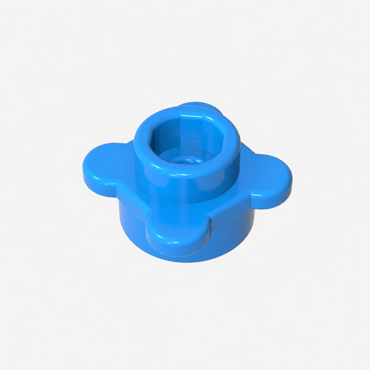 33291 | Plate, Round 1 x 1 with Flower Edge (4 Knobs / Petals)