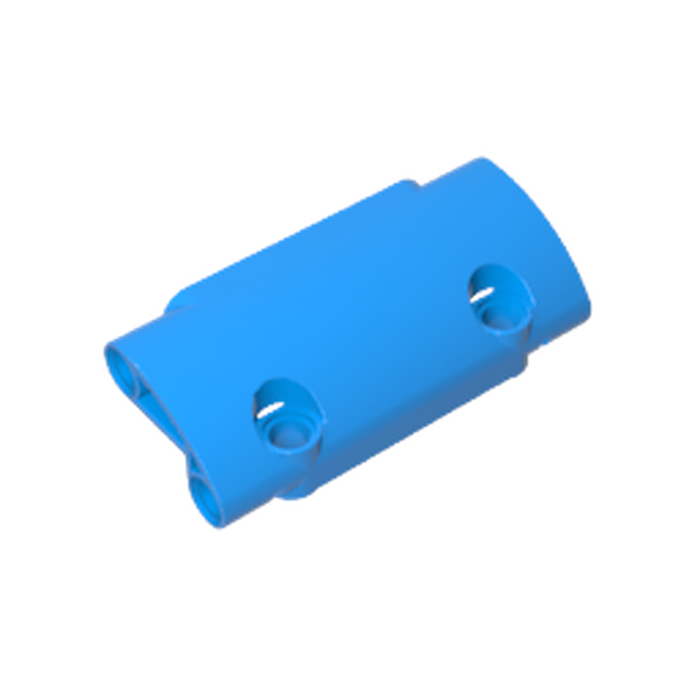 24119 | Technical Panel Curved 7 x 3 with 2 Pin Holes through Panel Surface
