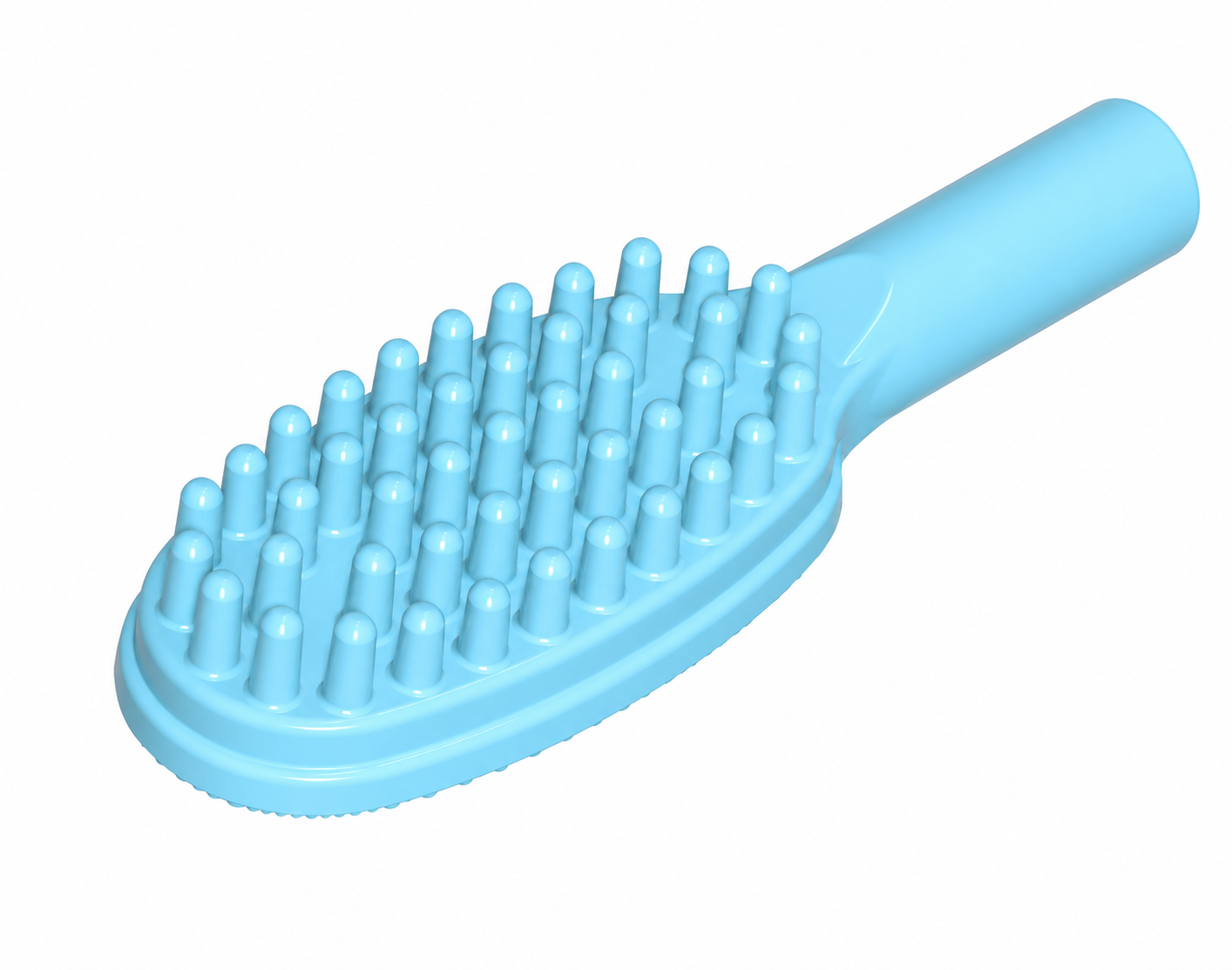 3852 | Minifigure, Utensil Hairbrush - 10mm Handle