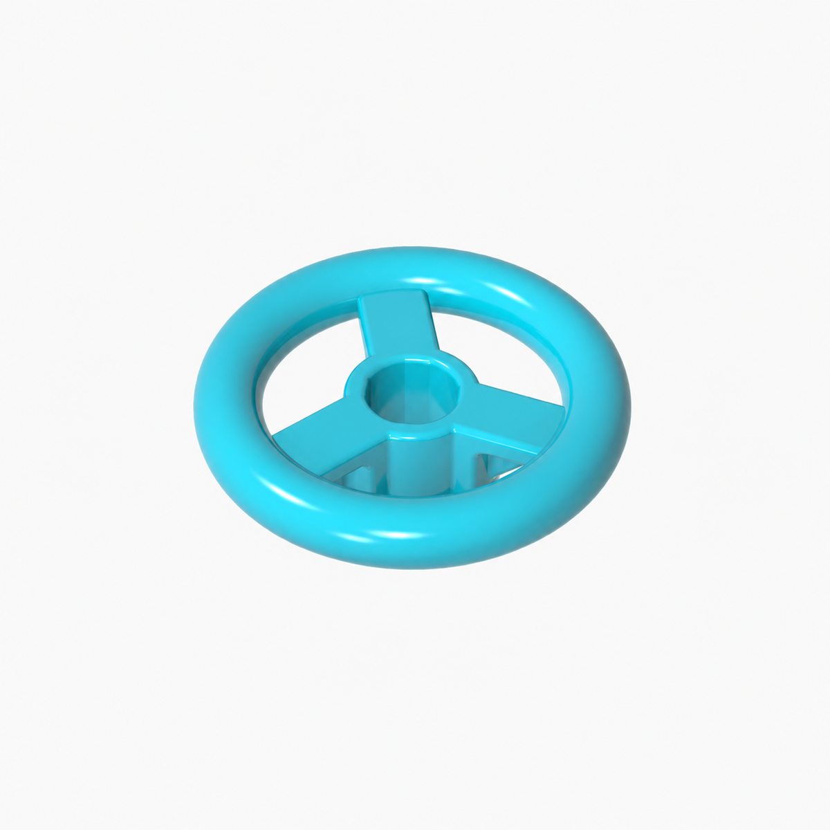 16091 | Vehicle, Steering Wheel Small, 2 Studs Diameter