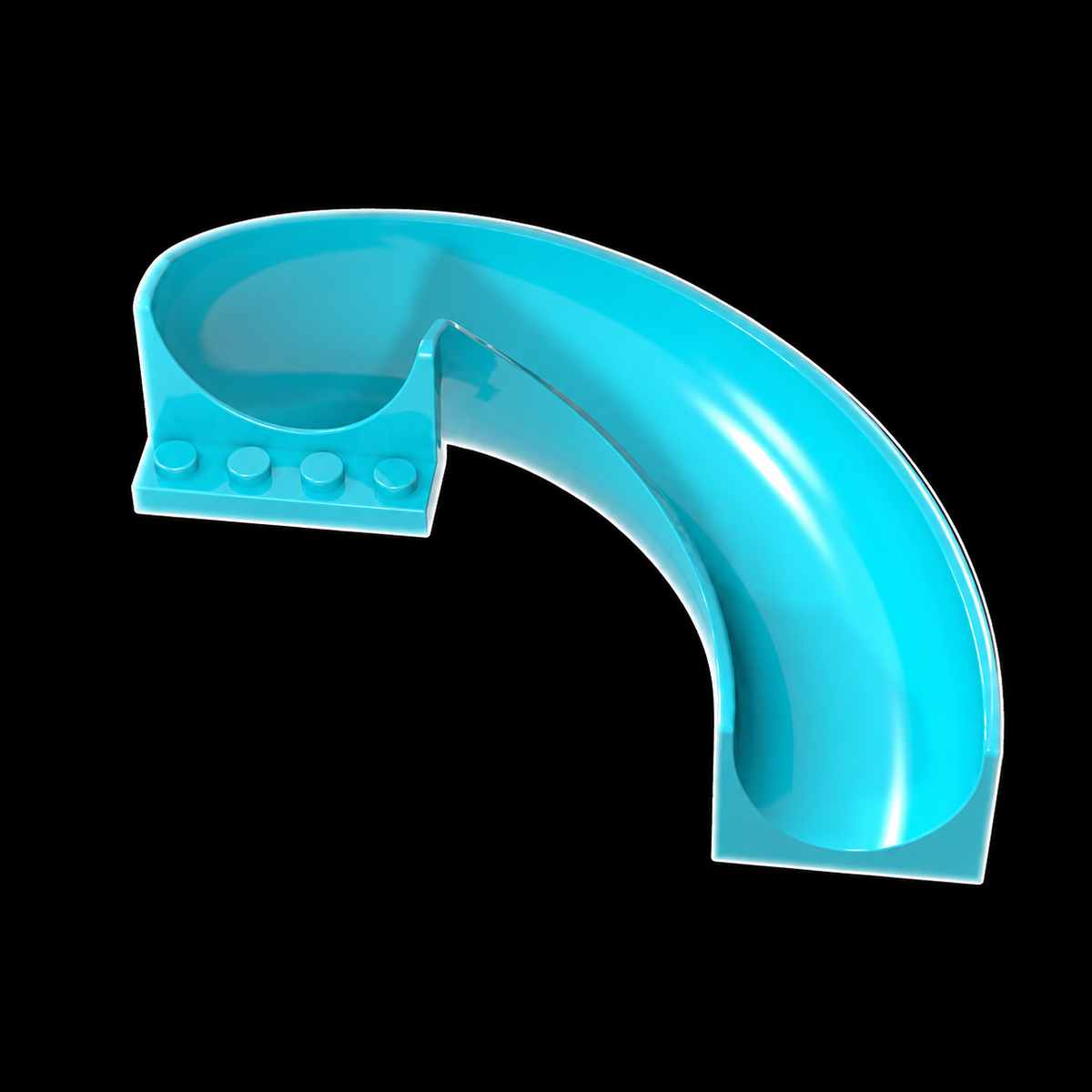 11267 | Slide Playground 7 x 12 x 8 1/3 Curved 180 degrees