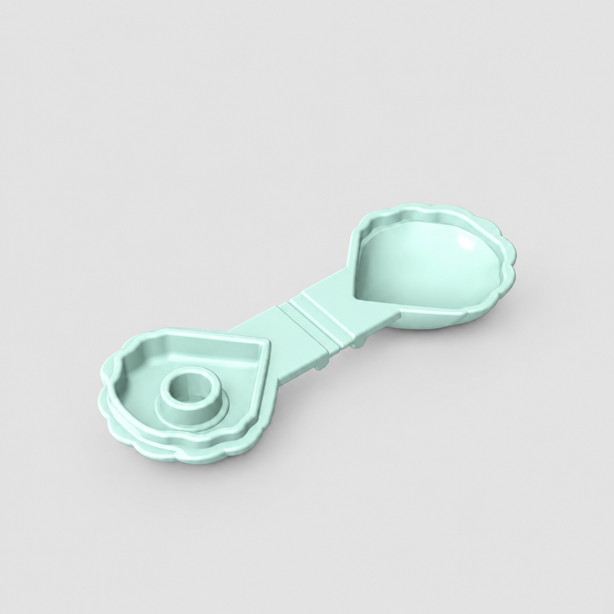 30218 | Clam Shell, Folding - Continuous Scalloped Inner Lip