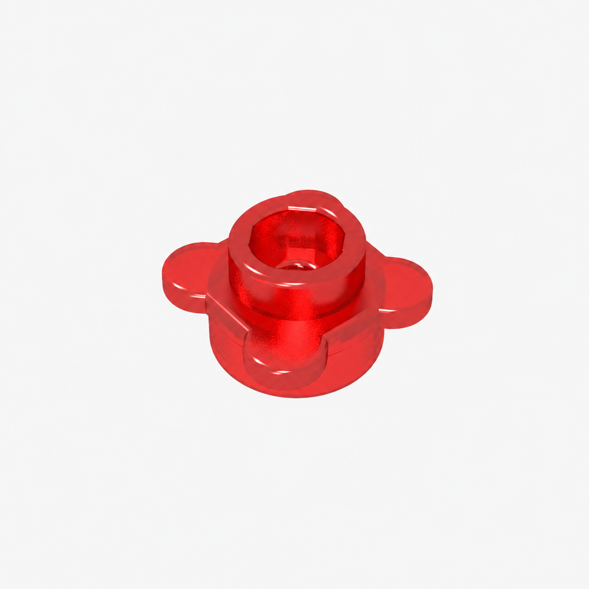 33291 | Plate, Round 1 x 1 with Flower Edge (4 Knobs / Petals)