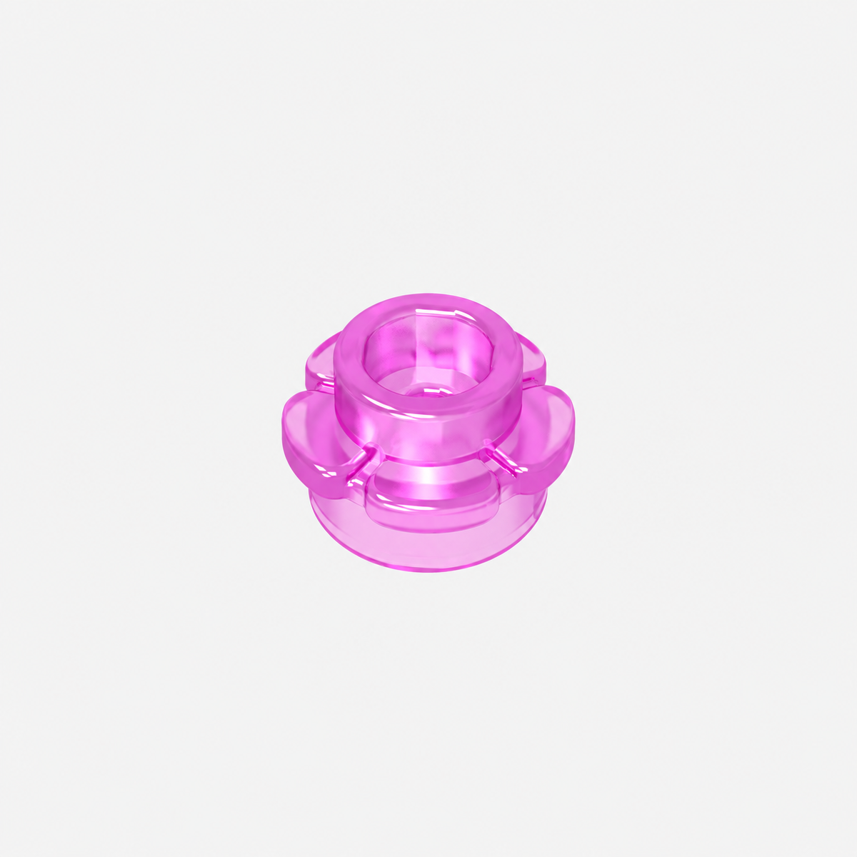24866 | Plate, Round 1 x 1 with Flower Edge (5 Petals)