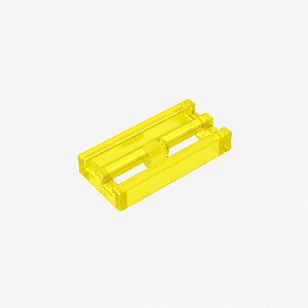 2412b | Tile, Modified 1 x 2 Grille without Bottom Groove / Lip
