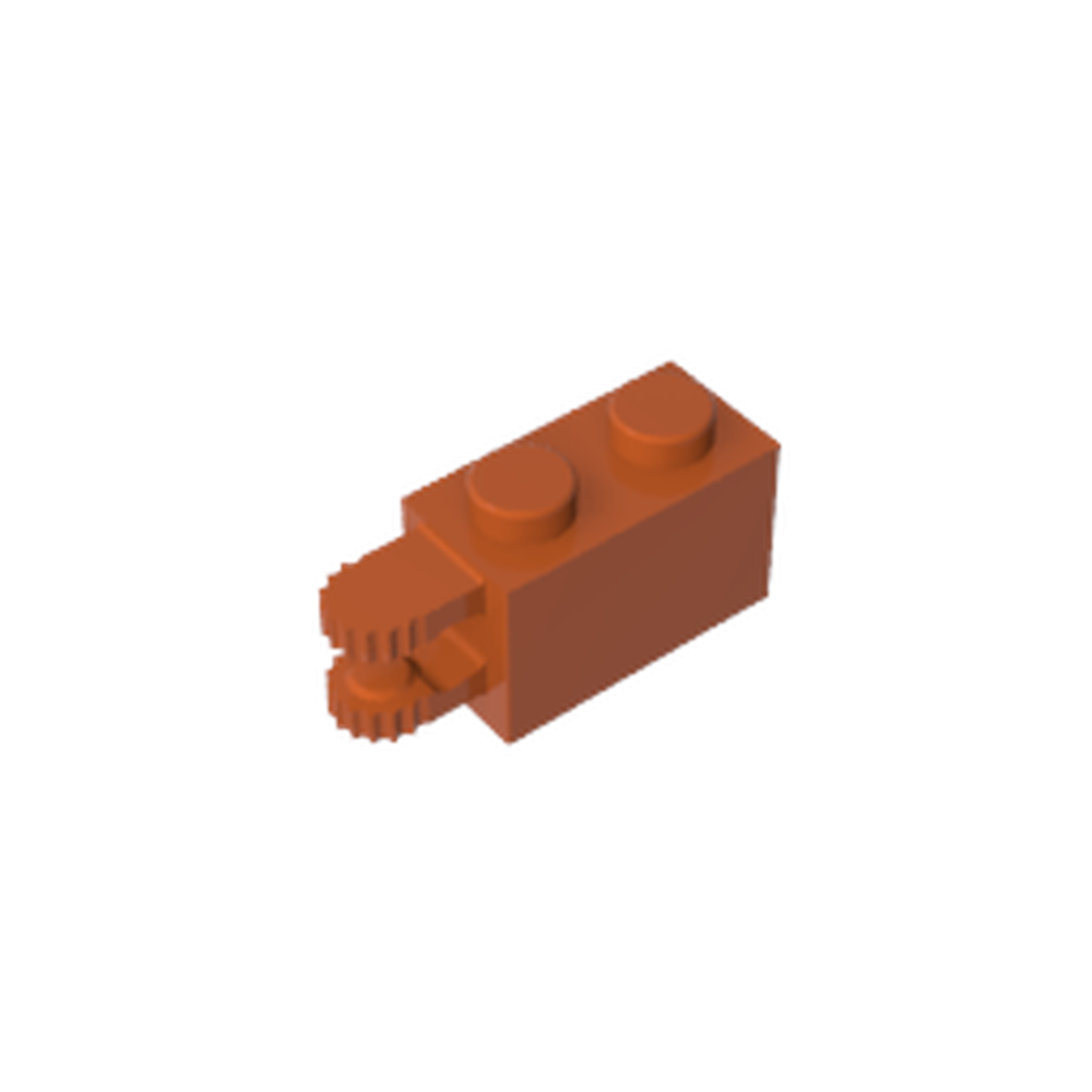 30540 | Hinge Brick 1 x 2 Locking with 2 Fingers Horizontal End