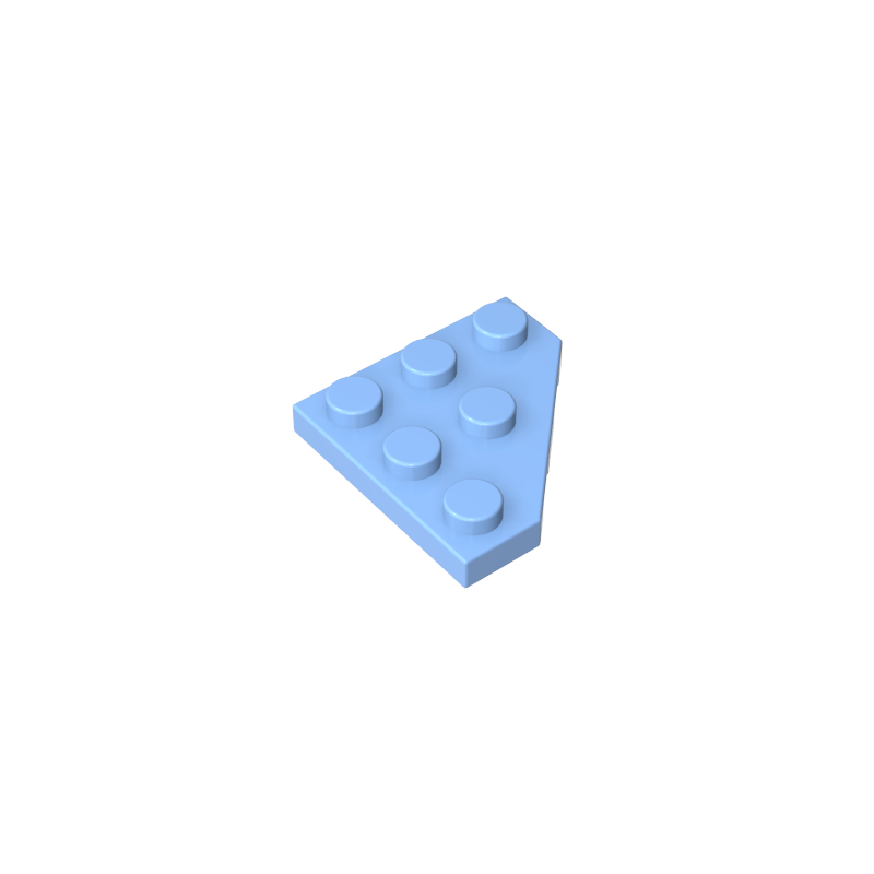 2450 | Wedge, Plate 3 x 3 Cut Corner