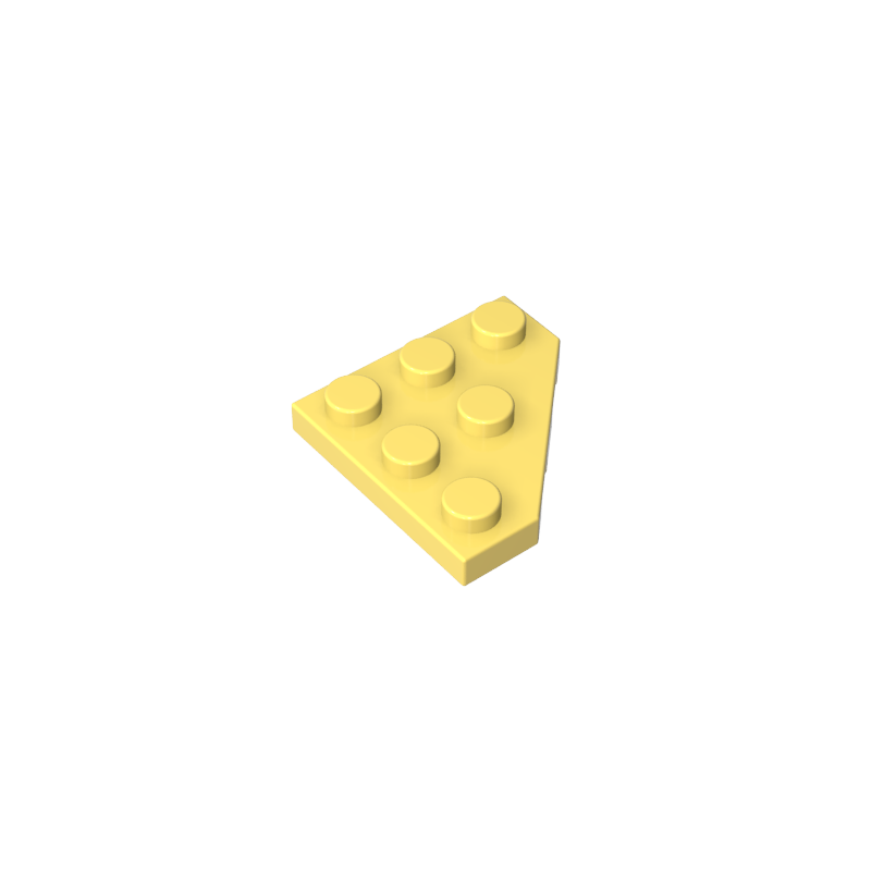 2450 | Wedge, Plate 3 x 3 Cut Corner