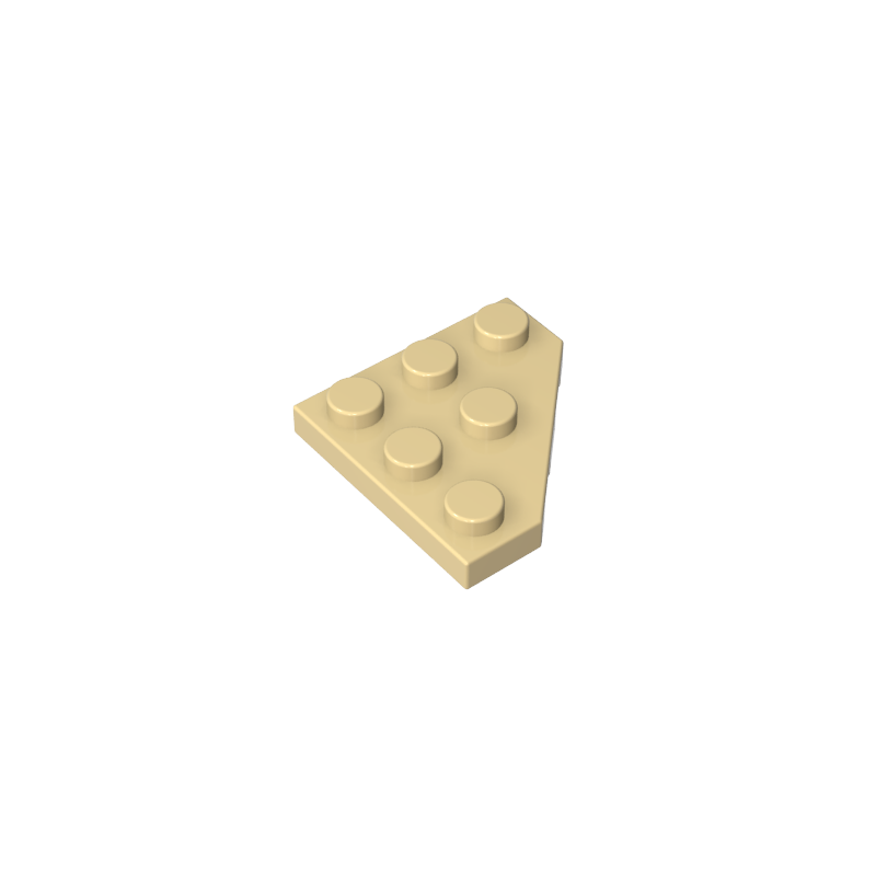 2450 | Wedge, Plate 3 x 3 Cut Corner
