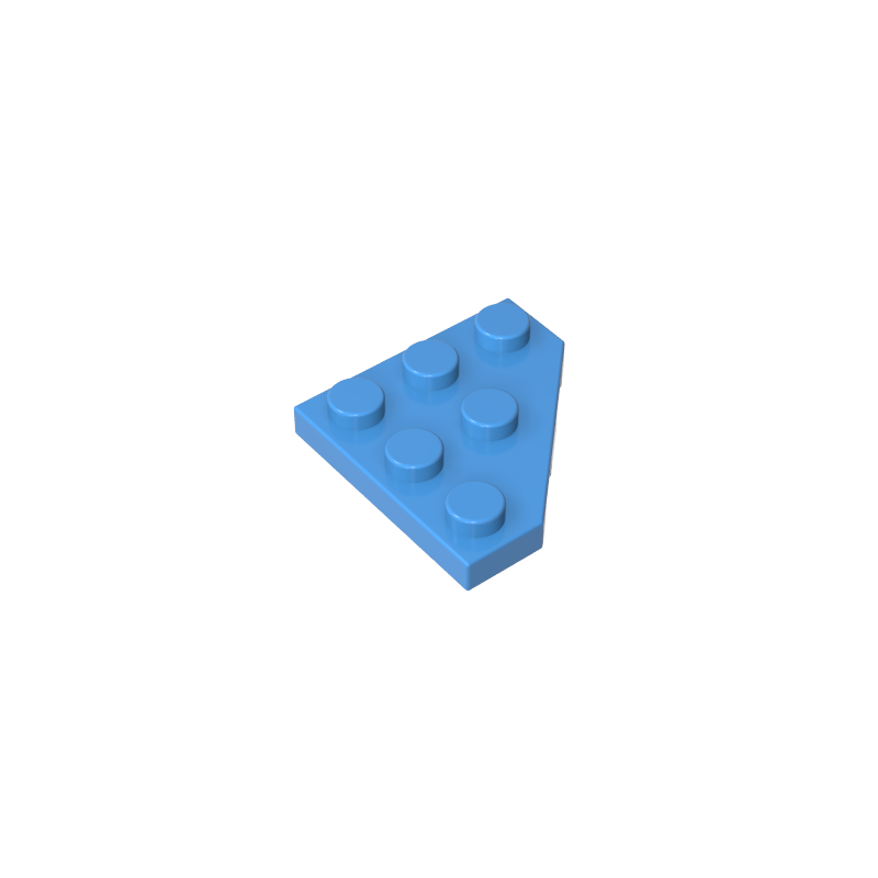 2450 | Wedge, Plate 3 x 3 Cut Corner
