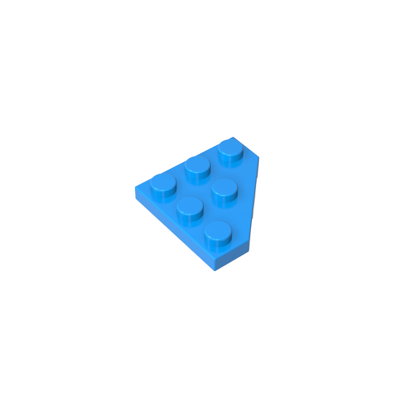 2450 | Wedge, Plate 3 x 3 Cut Corner