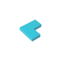 14719 | Tile 2 x 2 Corner