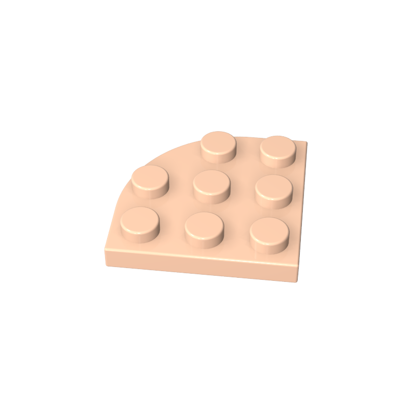 30357 | Plate, Round Corner 3 x 3