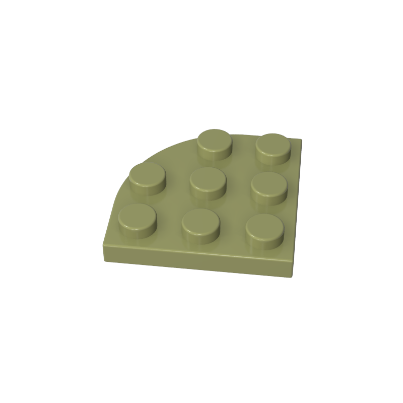 30357 | Plate, Round Corner 3 x 3