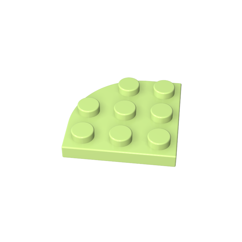 30357 | Plate, Round Corner 3 x 3