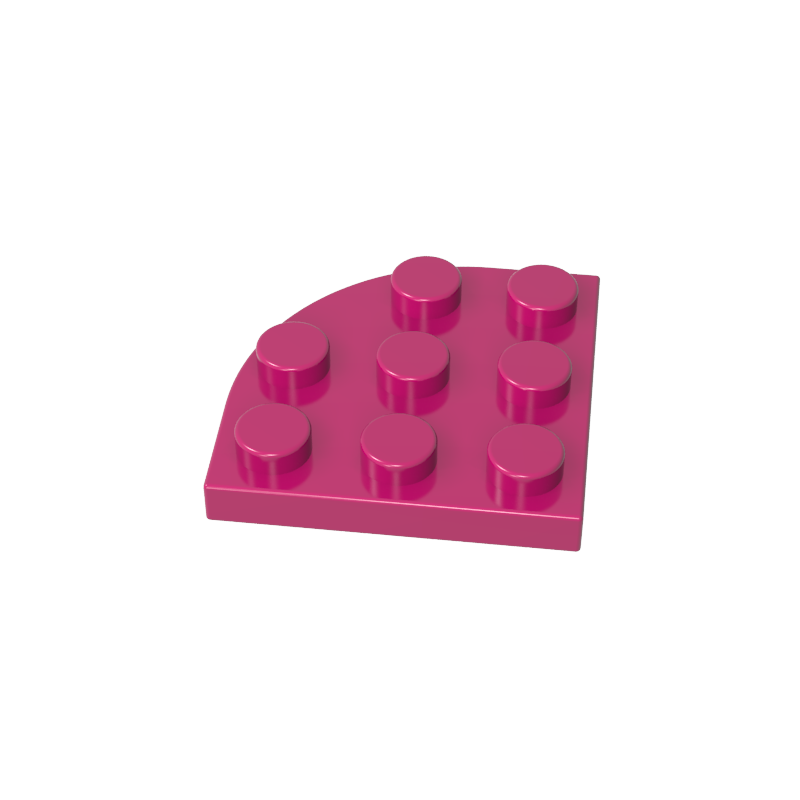30357 | Plate, Round Corner 3 x 3
