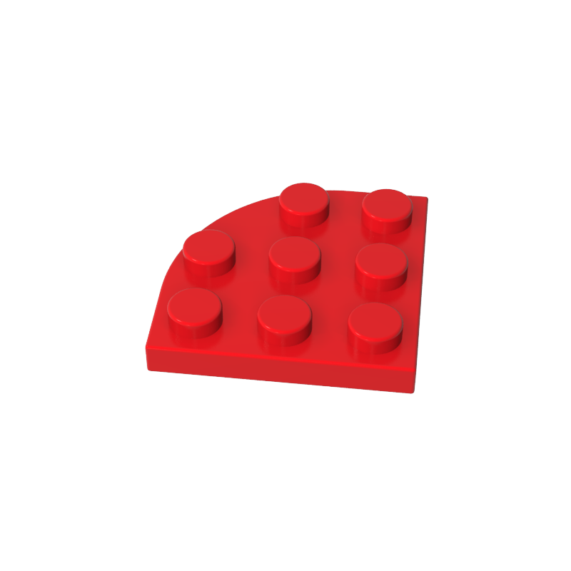 30357 | Plate, Round Corner 3 x 3