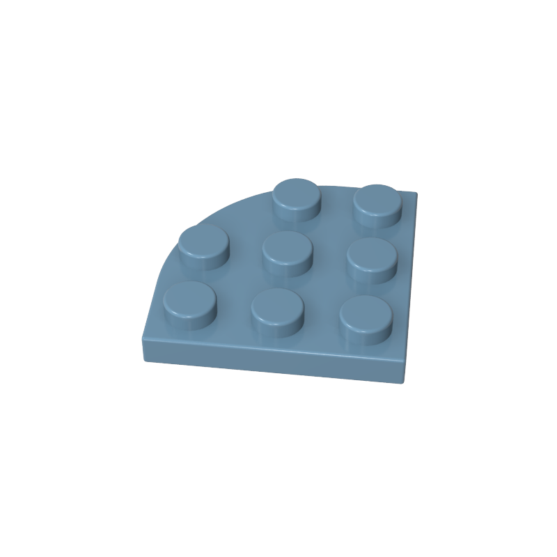 30357 | Plate, Round Corner 3 x 3