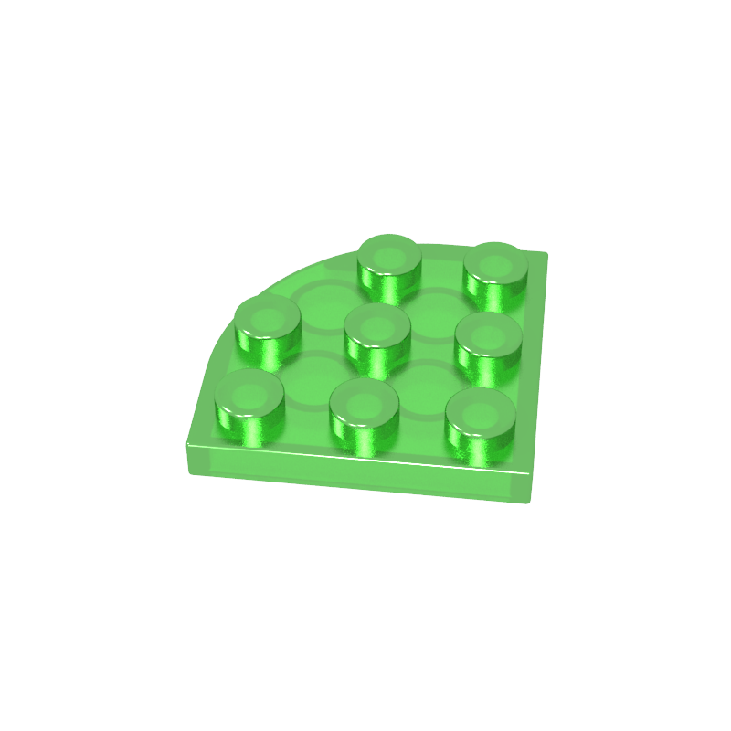 30357 | Plate, Round Corner 3 x 3